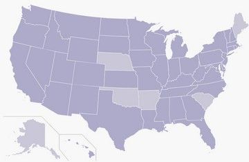 Electric car incentives map of the USA