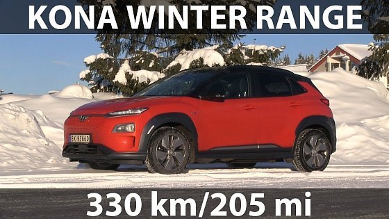 Video: Hyundai Kona winter range and noise