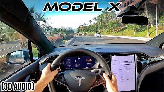 Video: 2020 Tesla Model X Performance POV Drive (3D Audio)(ASMR)