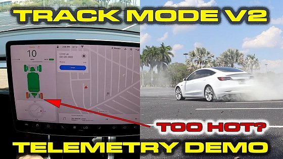 Video: TRACK MODE V2 REVIEW &amp; 0-60 TESTING * Tesla Model 3 Performance Telemetry Demonstration &amp; How-To