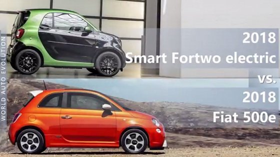 Video: 2018 Smart Fortwo electric vs 2018 Fiat 500e (technical comparison)