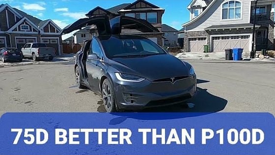 Video: 2017 Tesla Model X REVIEW..75D BETTER than P100D