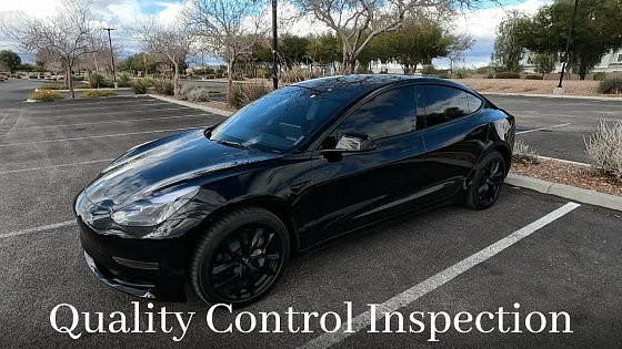 Video: New 2023 Tesla Model 3 Rwd LFP | Body Panel Quality Inspection