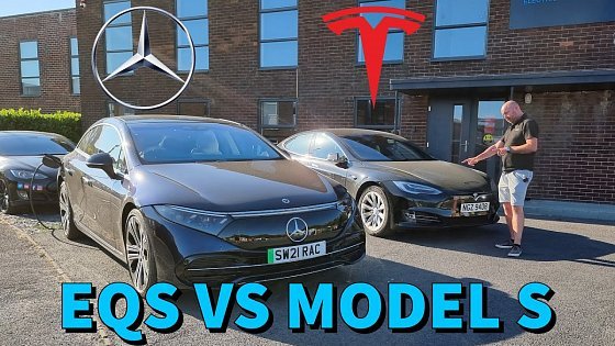 Video: Which goes further? Mercedes EQS 450+ v Tesla Model S Long Range! Real range test and review.