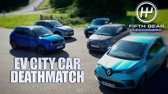 Video: EV City Car Deathmatch Mini E v Peugeot e208 v Renault Zoe v Honda E v Fiat 500: The FULL Challenge