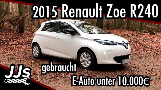 Video: Test/Review 2015 Renault Zoe R240 gebraucht - E-Auto unter 10.000€ - JJsGarage