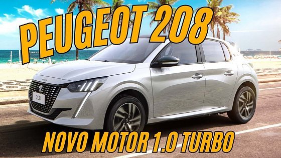 Video: Peugeot 208 2024: Novo Motor 1.0 Turbo Chega com Estreia Marcada para 14 de Setembro.
