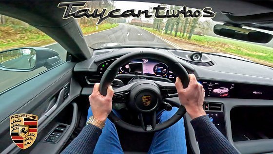 Video: 2023 PORSCHE TAYCAN TURBO S | Sport Turismo | POV Test Drive