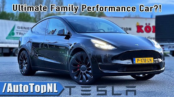 Video: Tesla Model Y Performance | REVIEW on Autobahn by AutoTopNL
