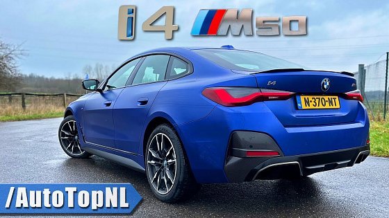 Video: BMW i4 M50 544HP | REVIEW on AUTOBAHN [NO SPEED LIMIT] by AutoTopNL