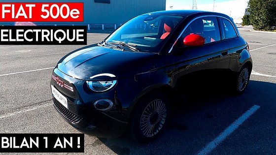 Video: Bilan 1 an en Fiat 500 Electrique - Fiat 500e Edition Red