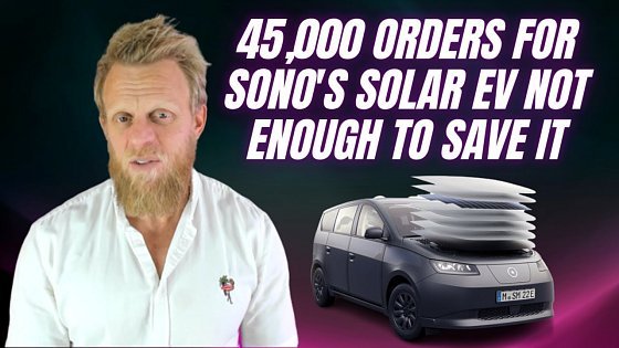 Video: Sono Motors runs out of money; ends Sion Solar EV, lays off staff