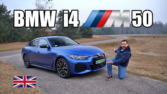 Video: BMW i4 M50 - This is NOT a Tesla (ENG) - Test Drive and Review