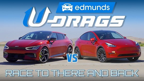 Video: U-DRAG RACE: Kia EV6 GT vs. Tesla Model Y Performance | Quarter Mile, Handling &amp; More!