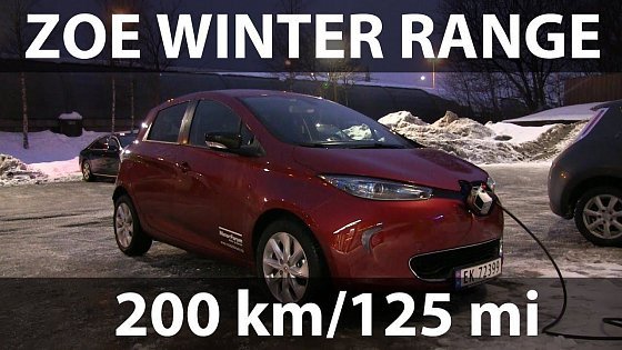 Video: Renault Zoe ZE40 winter range test