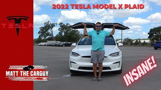 Video: 2022 Tesla Model X Plaid is insanely fast, but..... Review and drive.