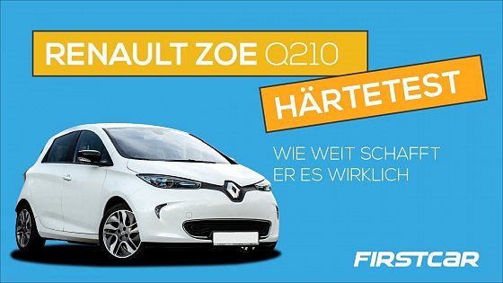Video: Wie weit kommt ein fünf jähriger Renault Zoe wirklich? Renault Zoe Q210 #Firstcar testet