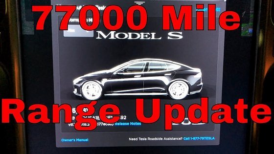 Video: Tesla Model S 90D: Rated Range Degradation 77000 Miles 157 Weeks Ownership W/Chart
