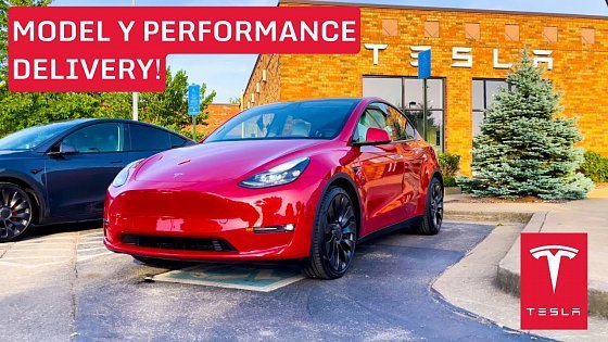 Video: TAKING DELIVERY OF MY NEW TESLA MODEL Y PERFORMANCE!!