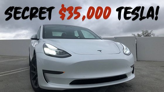 Video: Tesla&#39;s SECRET $35,000 WEAPON! (Model 3 Standard Range vs. other Model 3&#39;s)
