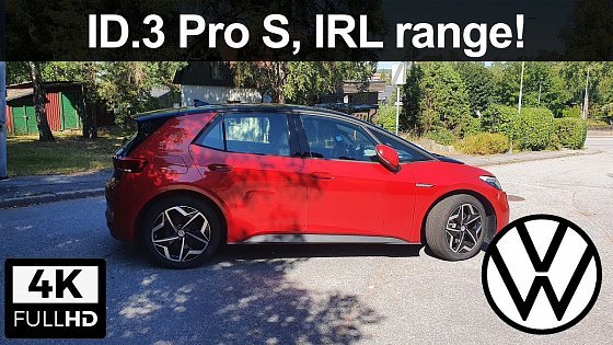 Video: VW ID.3 Pro S - Real range and consumption