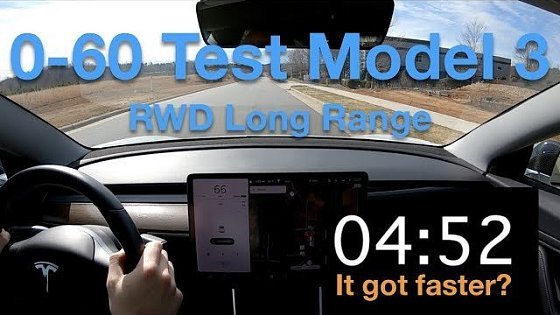 Video: Model 3 RWD is Faster?