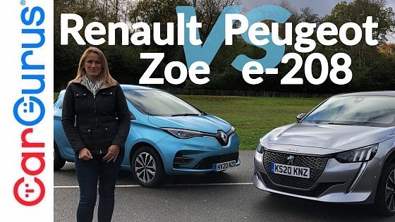 Video: 2020 Renault Zoe vs Peugeot e-208: Battle of the electric superminis! | CarGurus UK
