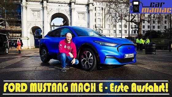 Video: Ford Mustang Mach E - Erste Fahrt Europas + Laden/AHK/Updates/Lieferzeit uvm.
