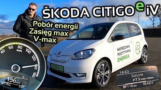 Video: 2020 Skoda Citigo E iV - NAJTAŃSZY elektryk na rynku. Pełny test.