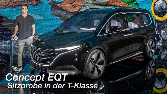 Video: Concept EQT Sitzprobe: exklusive Vorschau auf die Mercedes-Benz T-Klasse [4K] - Autophorie