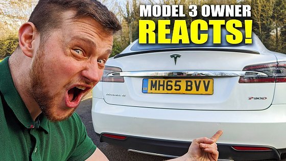 Video: Model 3 Owner REACTS to *USED* Tesla MODEL S P90D ! Is it BETTER?