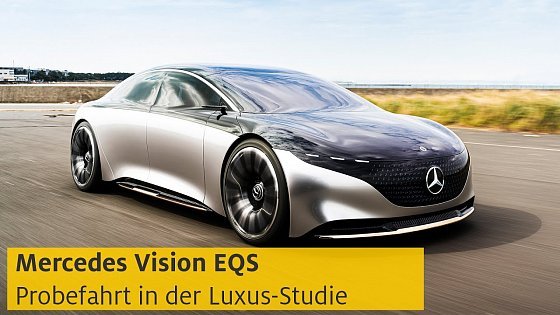 Video: Mercedes Vision EQS – Probefahrt in der S-Klasse der Zukunft | ADAC