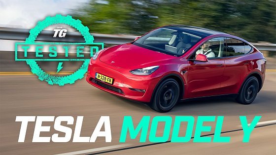 Video: Tesla Model Y 2022 Review: 0-60mph, ride, handling, tech, charging &amp; range | Top Gear Tested