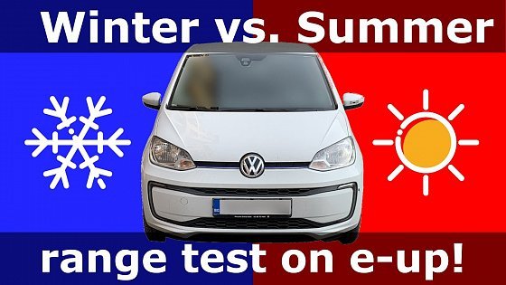Video: Testing Volkswagen e-up consumption in summer on a long trip