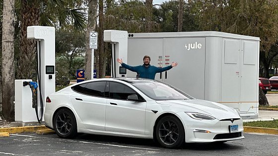 Video: Check Out This DC Fast Charger With 180kWh Battery Storage! This Is the eCAMION Jule Charger