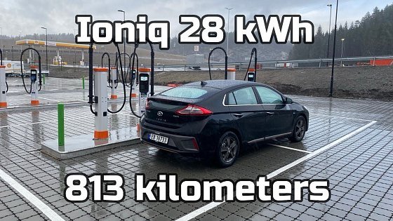 Video: Driving 813 km in the 28 kWh Hyundai Ioniq EV