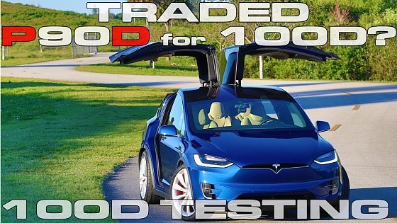 Video: Traded Tesla Model X P90D Ludicrous for a Model X 100D? 100D 0-60 MPH and 1/4 Mile Testing