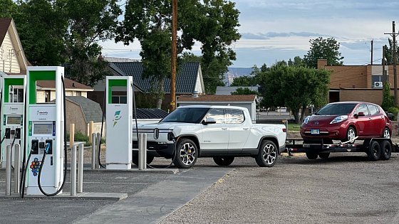 Video: EV Towing From Colorado To California On A Time Crunch! Over 1,000 Miles Straight Through w/ Rivian
