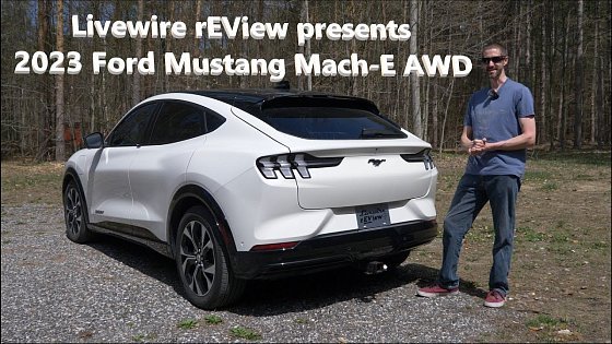 Video: 2023 Ford Mustang Mach E AWD Extended Range Review - Do three car seats fit? - Range? - Road test