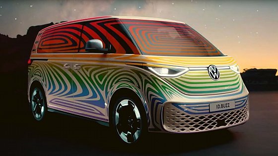 Video: New Volkswagen ID. Buzz 2023 - ELectric Van Microbus is Finally Coming