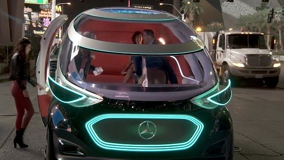 Video: Mercedes-Benz Vision URBANETIC &amp; Mercedes-Benz EQC in Las Vegas
