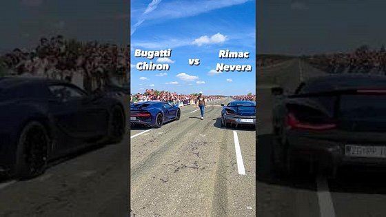 Video: Drag race: Bugatti Chiron vs Rimac Nevera