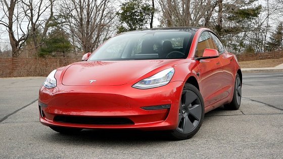 Video: 2021 Tesla Model 3 Standard Range Review - Walk Around and Test Drive