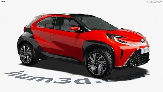 Video: Toyota Aygo X Prologue 2021 3D model by Hum3D.com
