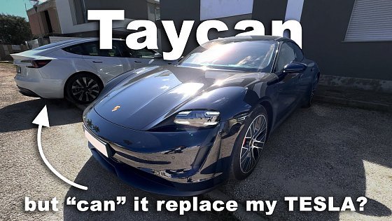 Video: Driving the Porsche Taycan 4S | A Tesla owner&#39;s opinion