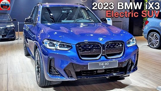Video: 2023 BMW iX3 Electric SUV - FIRST LOOK Interior, Exterior (Auto Expo Brussels)