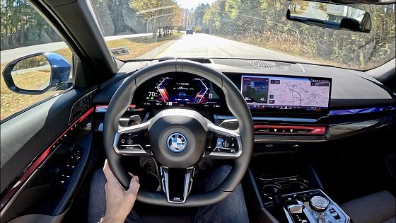Video: 2024 BMW i5 eDrive40 - POV First Driving Impressions