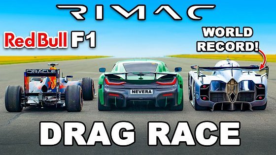 Video: F1 Car vs Rimac vs McMurtry: DRAG RACE