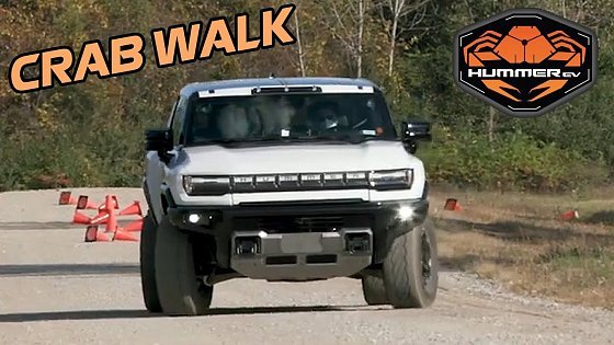 Video: 2024 GMC HUMMER EV Pickup truck CRAB WALK in real life !