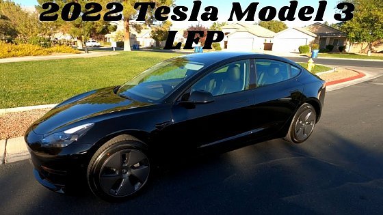 Video: 2022 Tesla Model 3 Standard LFP | Just Delivered | 272 Miles Range, 5.8 sec 0-60